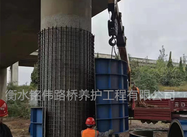 南昌肖家桥墩加固